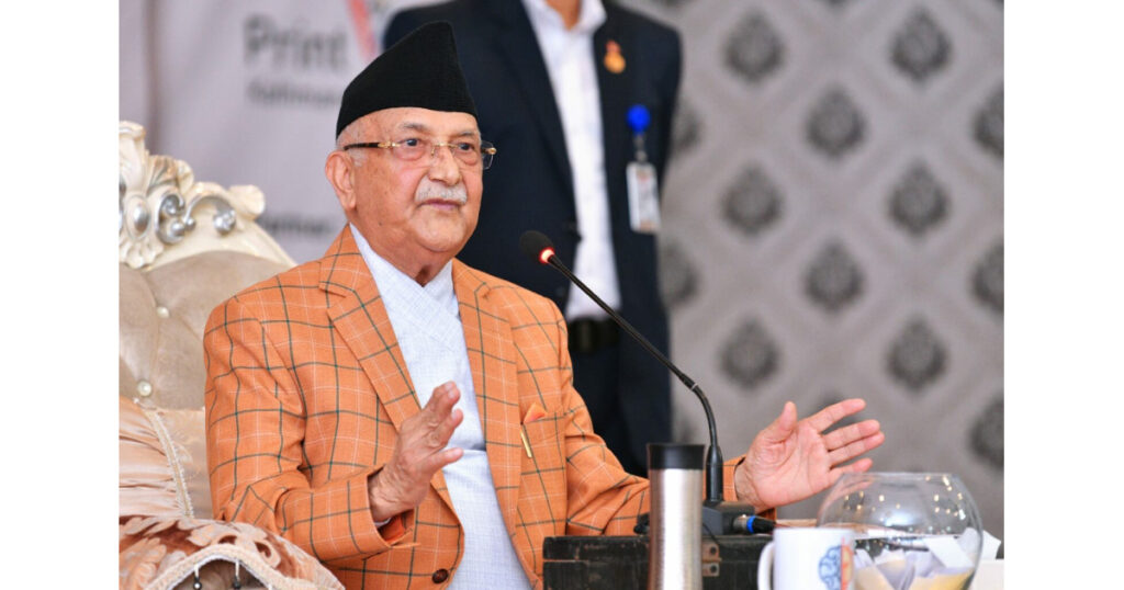 केपी ओली अब सिनेमामा प्रधानमन्त्री !