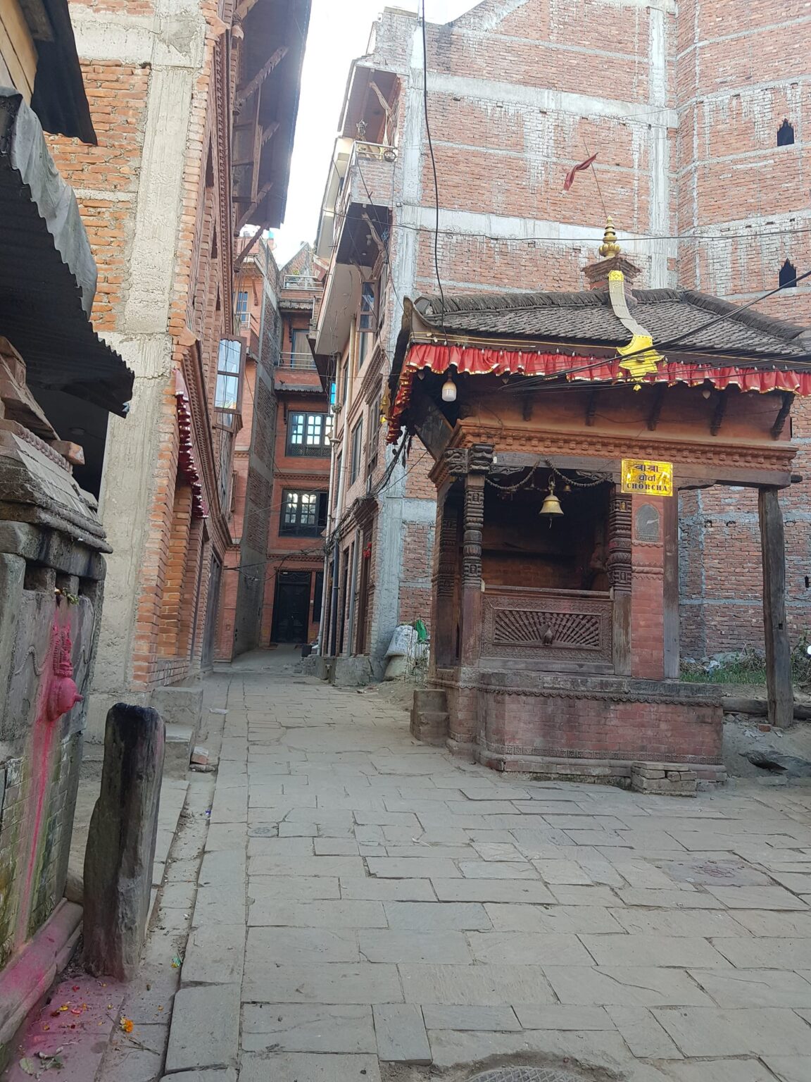 भक्तपुरको चोर्चा गणेश र चोर्चा टोल