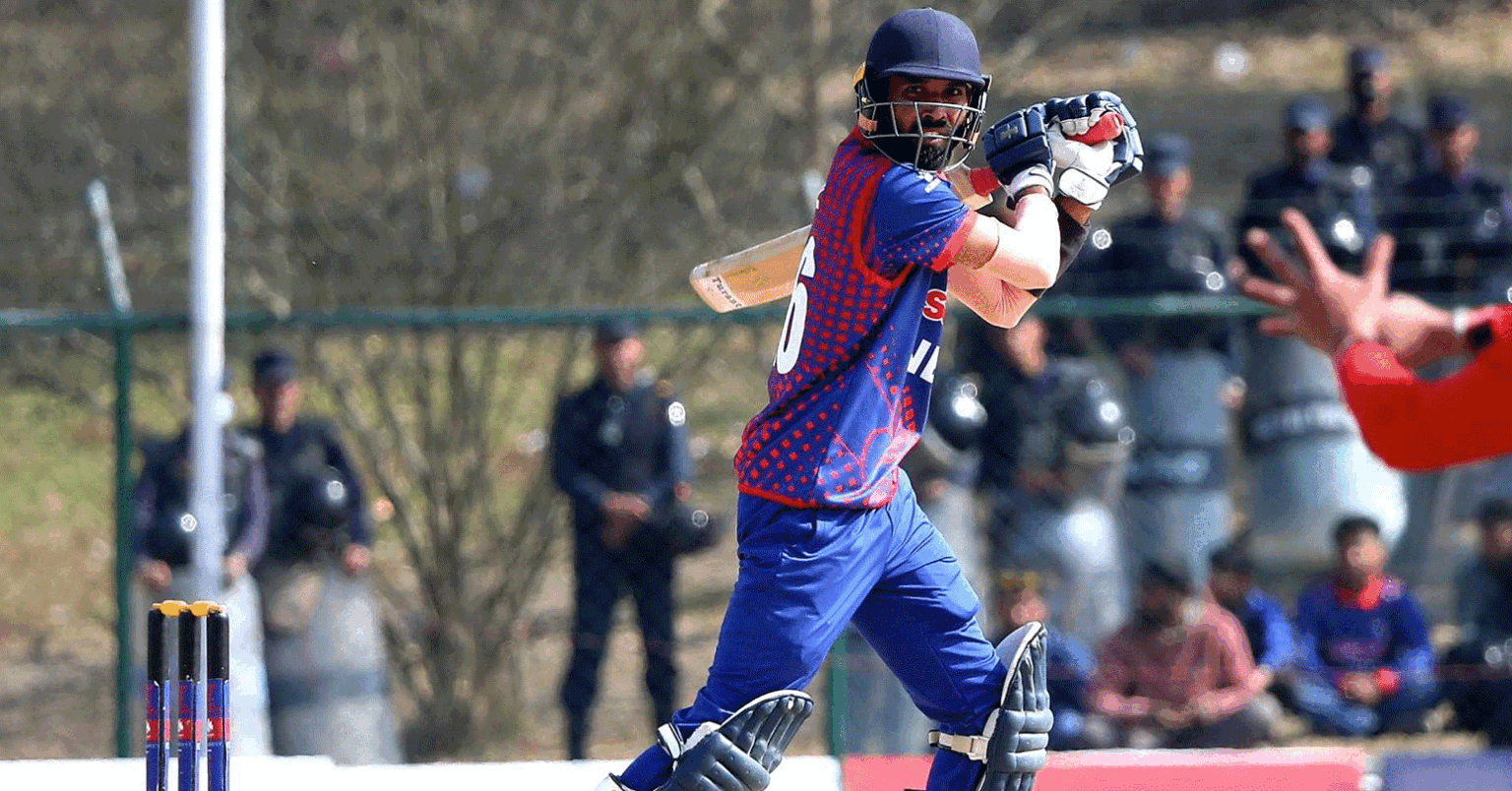 नेदारल्याण्डसबिरूद्ध नेपालको विशाल जीतः अनिल र आशिफको अर्धशतक