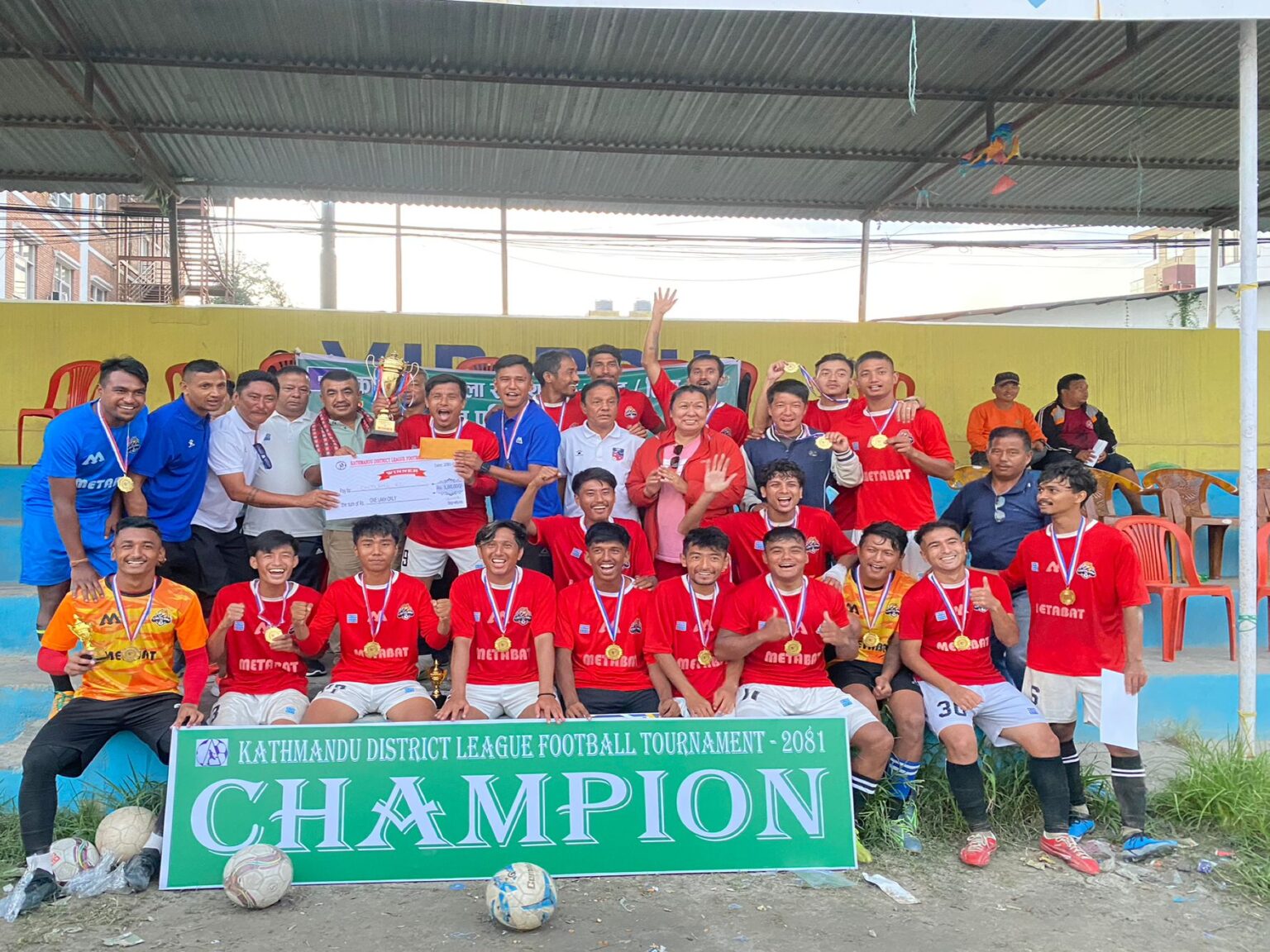 काठमाडौं जिल्ला लिगको उपाधि चितलाङ एफसीलाई