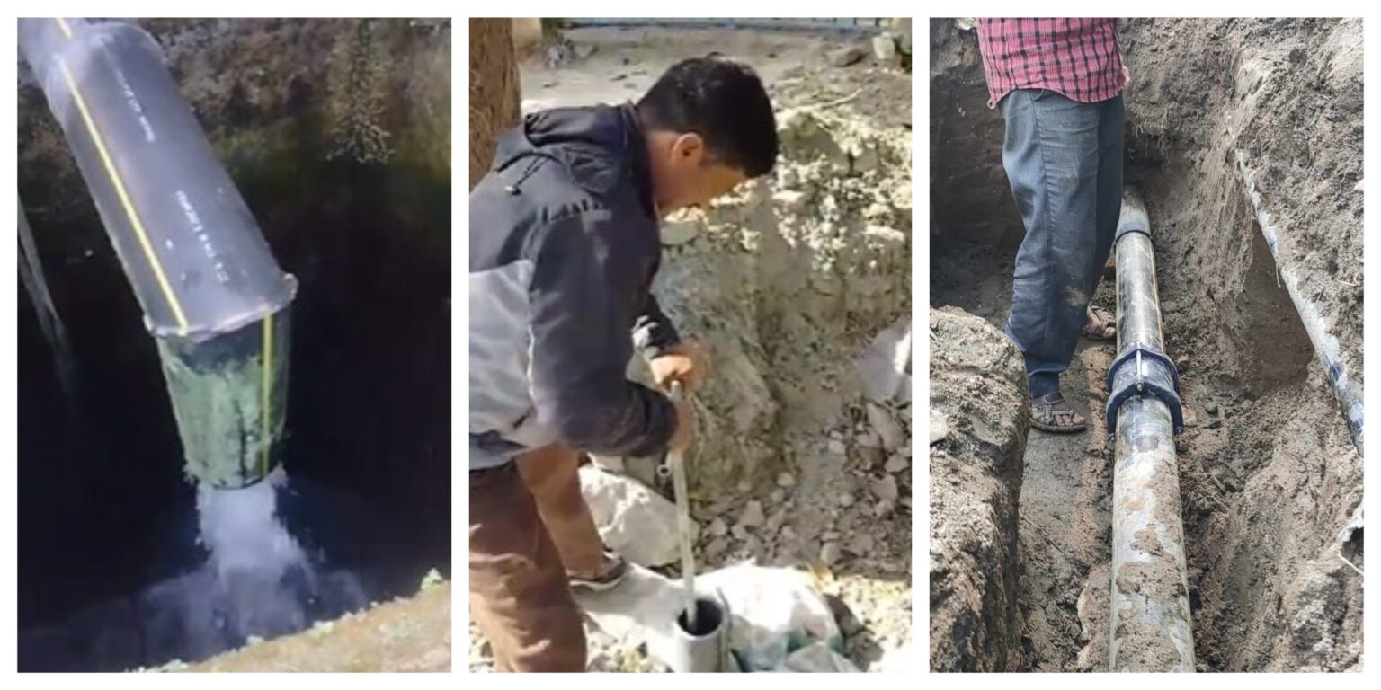 जोरधारामा झर्यो पानी, गगनले पूरा गरे चुनावी बाचा