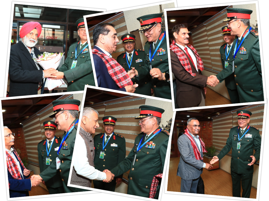 नेपाली सेनाको स्थापना दिवसमा सहभागी हुन नेपाल आए भारतीय सेनाका छ जना पूर्वसेनाध्यक्ष